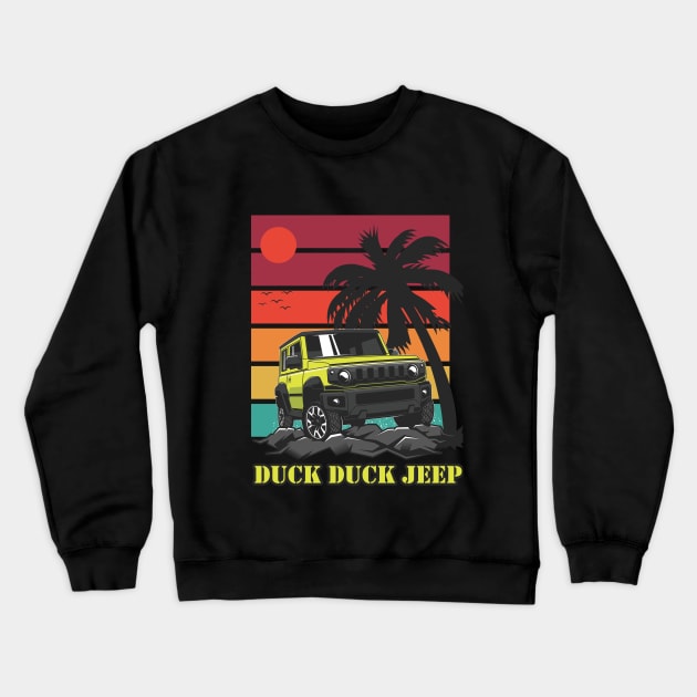 Duck Duck Jeep Crewneck Sweatshirt by Duck Duck Jeep